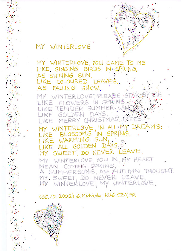 winterliches Liebesgedicht